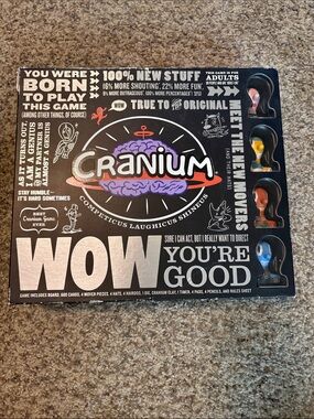Cranium Family Board Game - Black Box with Colorful Movers